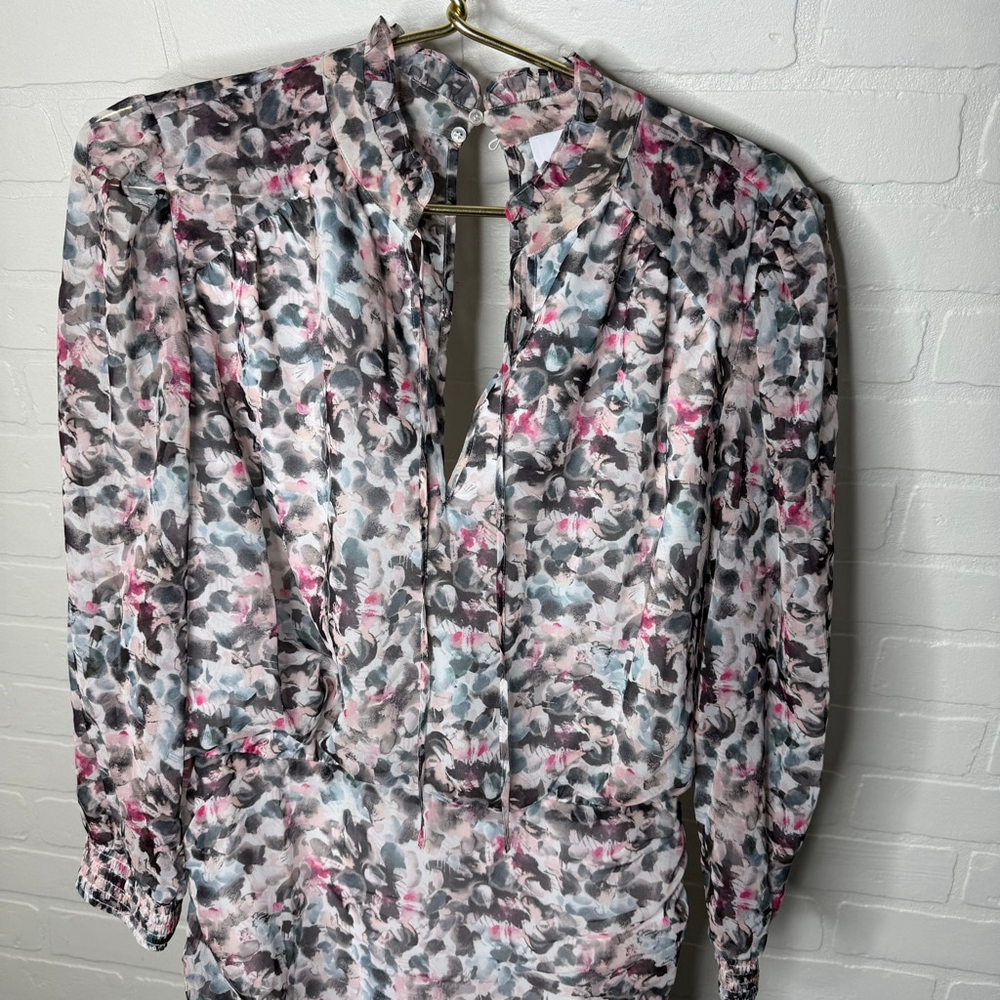 REISS Dakota Floral Printed Dress sz 6 NWT - Picture 12 of 13